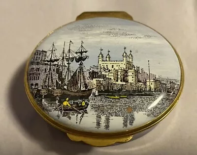 $29.95 • Buy Vintage Crummles & Co England Trinket Box Castle In The Background