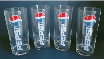 1 X Vintage Pepsi Cola Colour Logo Glass 16oz Highball Tumbler Brand New • £3