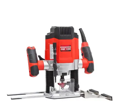Holzmann OBF1200 1200w Hand Router | Varible Speed - 6mm + 8mm Collet Dia + UK  • £95.99