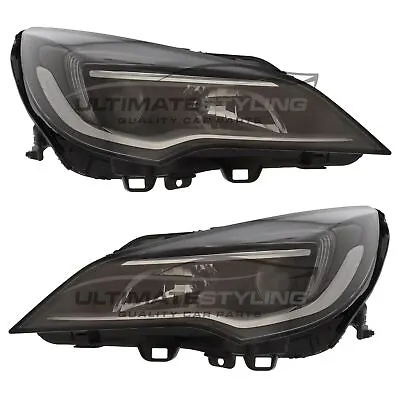Headlights Vauxhall Astra Mk7 K Hatchback 2015-2020 With LED Daytime Lamps Pair • $368.65