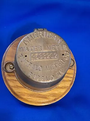 Vintage American  Buffalo Meter Co.   Buffalo NY.￼   Brass Water Meter  • $29.95