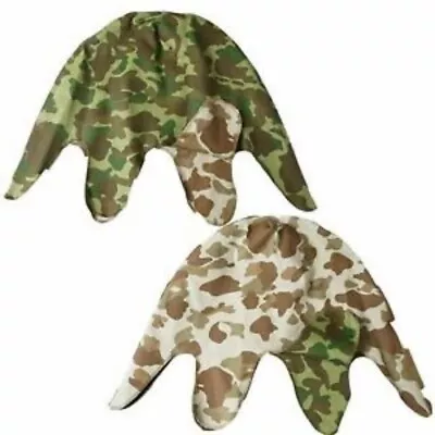 Vietnam War US Marine M1 Helmet Cover DUCK HUNTER CAMO Reversible Splinter • £20.42