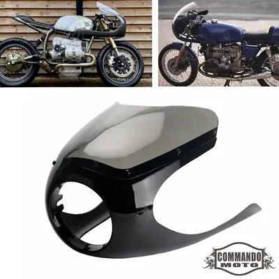 Vintage Headlight Half Fairing For Suzuki SV GS BMW R80 Honda Yamaha Cafe Racer • $132.47