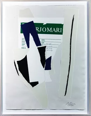 Robert Motherwell 'America-La France (Variation IX)' Signed/numbered Frmd Xlnt • $3000