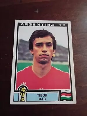 Panini Argentina 78 World Cup Sticker No 70 Tibor Rab • £1.50