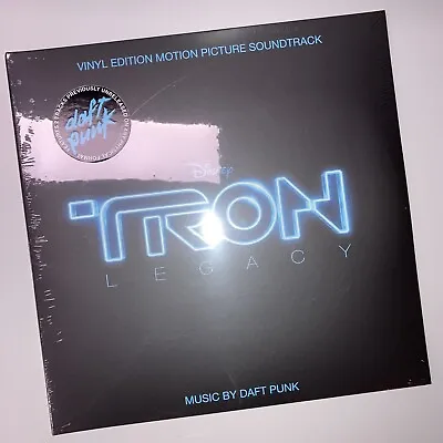 TRON LEGACY SOUNDTRACK - DAFT PUNK - Record LP - NEW SEALED Black Vinyl Album • £30.45