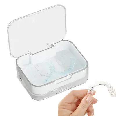 Retainer Case ~ Deep Gumshield Box Denture Mouthguard Brace Dental Storage Case • $11.42