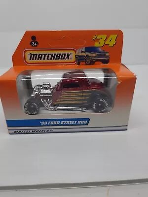 Vinyage Matchbox Superfast '33 Ford Coupe B Model Street Rod MB327 #34 New 1:64 • $39.95