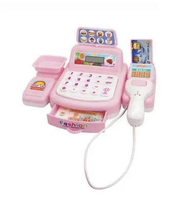 Cash Register Toy Kids Simulation Sounds Pretend Play Shop Till Cash Scanners • £11.99