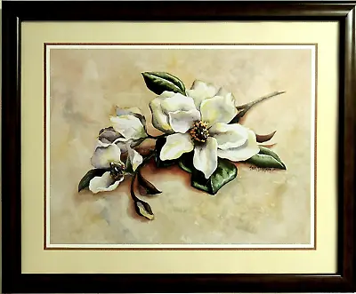 Magnolia Flower Picture Still Life Floral Erin Dertner Framed Print 16x20 • $64.95