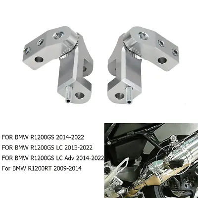 Motorcycle Foot Peg Lowering Kits Passenger Footrest For BMW R1200RT R1200GS LC  • $37.99
