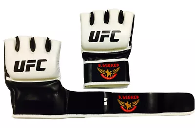 *NEW* UFC Gloves MMA Boxing Muay Thi Kick Boxing Punch Bag & Sz LARGE  • £8.69
