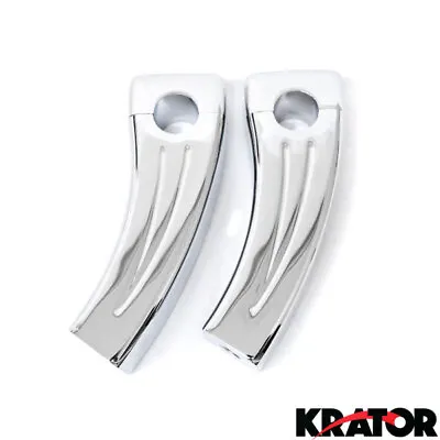 Custom Chrome Motorcycle 1  Handlebar 4.5  Risers For Honda VTX 1300 C R S RETRO • $34.99