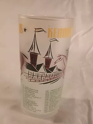 1956 Kentucky Derby Mint Julep Glass 1 Star/2 Tails MISTAKE Version • $79