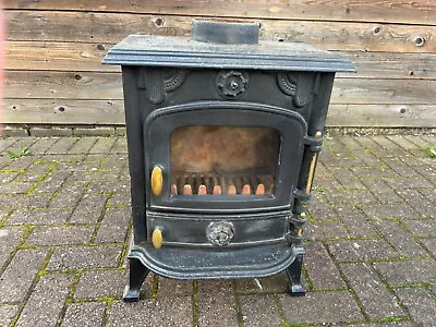Cast Iron Stove Multifuel Woodburner Log Burner Wood Burning 6kw • £150