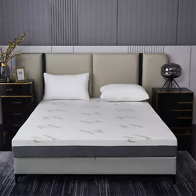 Hotel Quality Bamboo Memory Foam Anti Allergy Mattress Soft Comfortable All Size • £159.99