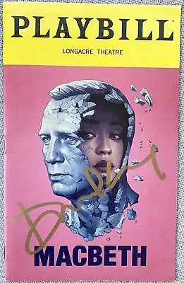 Daniel Craig Signed In Person Macbeth Broadway Playbill - Authentic  • $195