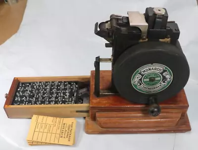 Vintage Monarch Pathfinder Ticket Label Printing Machine Marking System W/ Fonts • $89.95