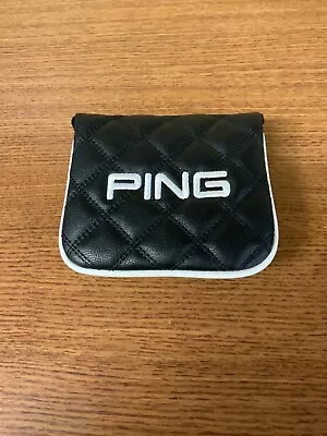 Ping Quilt Pattern Mallet Putter Golf Cover Headcover Black Quilted • $18