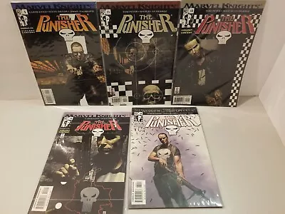 Punisher ( 2001 6th Series) 5 11 12 13 34  Marvel Knights  Lot Of  5 Books. • £10.95