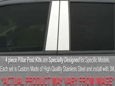 PILLAR POST TRIM 4 Piece Stainless Steel Chrome For Dodge Neon 2000-2006 PP41915 • $56.99