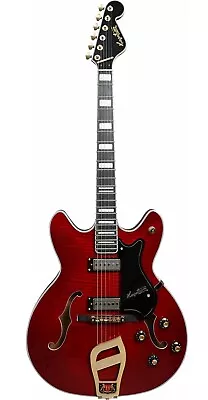 Elvis ‘68 Comeback - HAGSTROM '67 VIKING II Reissue Wild Cherry Electric Guitar • $1099.95