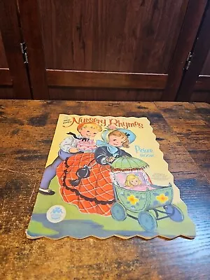 Vintage 'Best Loved Nursery Rhymes' #1536 Linen Children's Book #F • $16.14