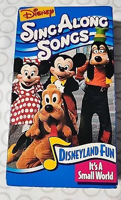 Disneys Sing Along Songs - Disneyland Fun: Its A Small World (VHS 1993) • $6.99