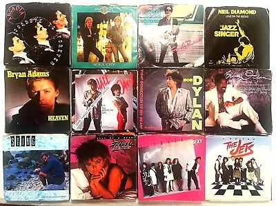 45 Rpm's Of The 80's & 90's-PART 1 - YOU PICK - Pop-Rock-Soul-Country-Novelty • $8