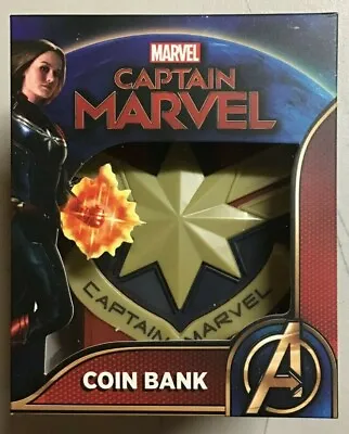 Captain Marvel Avengers Coin Bank (Piggy Bank) - NEW • $7.92