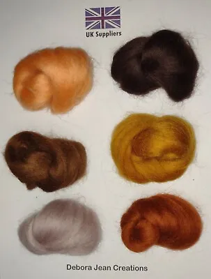 Wool Crafts Needle  Wet/felting 30g 6 X Pack (Merino/Lincoln) Corriedale Wool  • £3.95