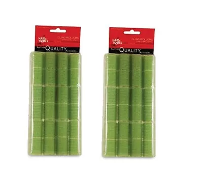 Hair Tools Cling Rollers Small Green 20mm (12) Pack Of 2 • £11.60