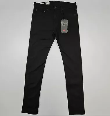 £49.99 • Buy Levis 519 Mens Jeans Black W34 L34 Extreme Skinny Fit Stretch Denim