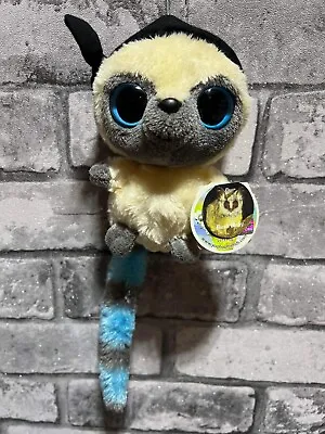 Aurora Yoohoo & Friends Lemur Pirate Blue Gray Tail 6  Plush Stuffed Animal Toy • £14