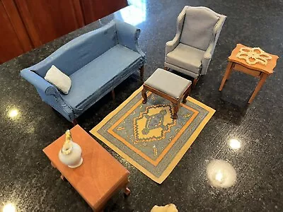 Vintage Dinning Dollhouse Furniture Lot 1:12 • $19.99