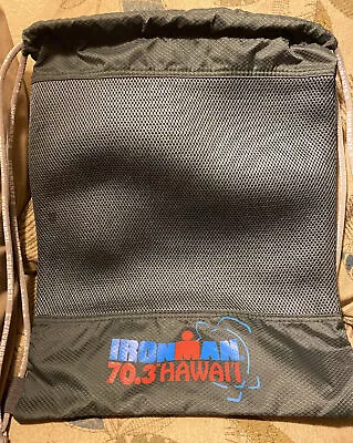 Ironman Honu Hawaii 70.3 Championship Triathlon Drawstring Bag Backpack • $10