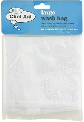 Laundry Washing Mesh Net Zipped Wash Bag Lingerie Underwear Bra Clothes Socks • £2.99