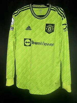 Manchester United 2022/23 3rd Player Issue Match Worn Casemiro Shirt • £399