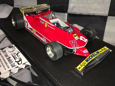 1:18 GP GPR002C Replicas Gilles Villeneuve Ferrari 312 T4 #12 Monaco GP 1979 • $286.30