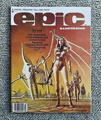 EPIC ILLUSTRATED #3 (1980) 1st App. DREADSTAR By JIM STARLIN NM 9.6-9.8 • $98