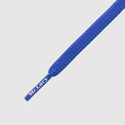 Laces Mr Lacy Flexies Elastic Flex Shoe Laces - 90 Cm Royal Blue • £9.48