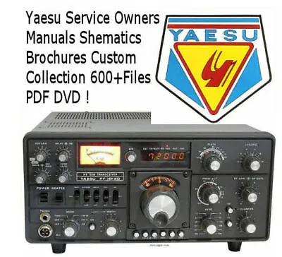 Yaesu Service Manuals Ham Radio Transceivers Amateur Radio PDF DVD Collection !  • $12.97