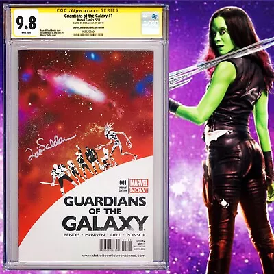 CGC 9.8 SS Guardians Of The Galaxy #1 Variant Signed Zoe Saldana Gamora Avengers • $900