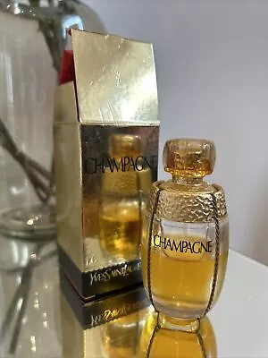 YSL CHAMPAGNE EDT  DISCONTINUED PART USED In BOX 50ml Rare • £89.99