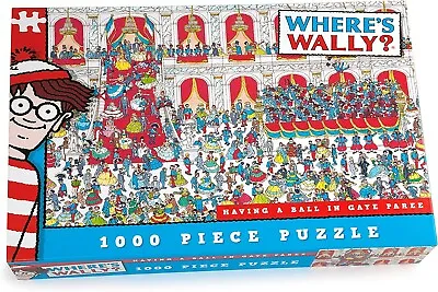 £9.99 • Buy Where’s Wally Having A Ball In Gaye Paree 1000 Piece Puzzle *BRAND NEW SEALED