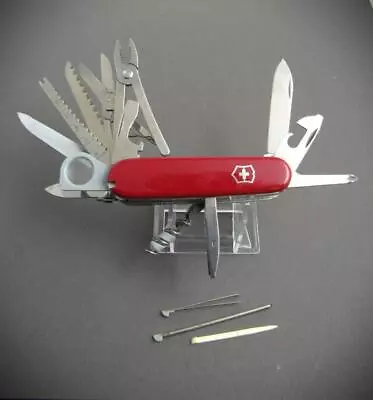 VICTORINOX SWISS ARMY KNIFE OFFICER SUISSE ROSTFREI 15 Tool + 3 Insert New Other • $112