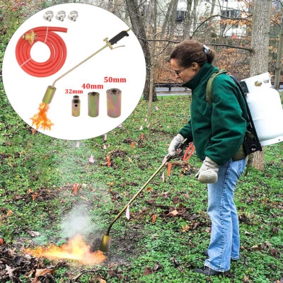 £18.69 • Buy Long Arm Propane Butane Gas Torch Weed Burner Blow Roofers Roofing Brazing +Hose
