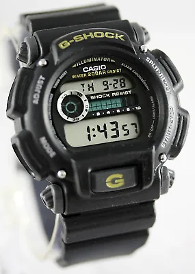 Casio DW-9052-1B Mens G-Shock Chronograph Watch 200M WR Resin Black Sports New • $104.49