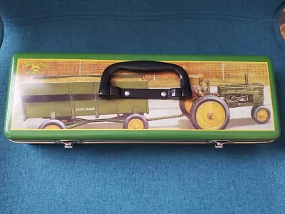 John Deere Tin Metal Box • $9.99