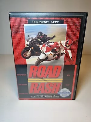 Road Rash SEGA Genesis Mega Drive Rare - Complete With Manuals  • $20